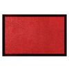 Acomoda Textil - Felpudo De Entrada Absorbente Rectangular Para Interior Y Exterior. Felpudo De Poliamida Y Pvc Antideslizante De Fácil Limpieza. (rojo, 40x60 Cm)