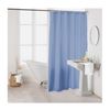 Acomoda Textil – Cortina De Ducha Impermeable Para Baño 180x180 Cm. Cortina Para Bañera Resistente Al Moho Y Agua En Colores Lisos. (azul, 2 Unidades)