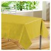 Acomoda Textil – Mantel Antimanchas Rectangular De Hule Al Corte. Mantel Liso Elegante, Impermeable, Resistente Y Lavable Para Mesa, Ideal Para Interior Y Exterior. (amarillo, 140x140 Cm)