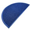 Acomoda Textil – Felpudo Semiluna De Rizo Antideslizante Para Entrada 45x75 Cm. Felpudo Absorbente Y Resistente Para Interior Y Exterior De Casas Y Oficina. (azul)