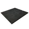 Acomoda Textil – Suelo Loseta Maciza De Caucho Reciclado Para Parque Y Gimnasio 50x50 Cm. Pavimento Caucho Profesional Y Resistente De Fácil Instalación. (1 Unidad, Negra)