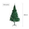 Acomoda Textil – Árbol De Navidad Con Soporte Para Decorar El Hogar Y Comercio. Pino Artificial De Navidad Desmontable, Plegable Y Resistente. (verde, 300 Cm)