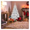 Acomoda Textil – Árbol De Navidad Con Soporte Para Decorar El Hogar Y Comercio. Pino Artificial De Navidad Desmontable, Plegable Y Resistente. (blanco, 210 Cm)