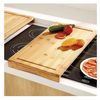 Acomoda Textil – Tabla De Cortar De Bambú Para Cocina. Bandeja De Madera Resistente Para Picar, Trocear Y Servir. (tabla Cubre Vitrocerámica, 54x28x4,5 Cm)