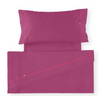 Juego De Sábanas Liso Fucsia Donegal Cama 150cm