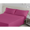 Juego De Sábanas Liso Fucsia Donegal Cama 160cm