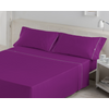 Juego De Sábanas Liso Morado Donegal Cama 160cm