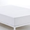 Sábana Bajera Ajustable Donegal  Cama 90 Cm Blanco