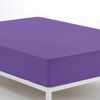 Sábana Bajera Ajustable Donegal  Cama 105 Cm Lila