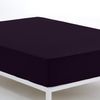 Sábana Bajera Ajustable Donegal  Cama 90 Cm Negro