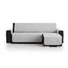 Funda Chaiselongue Acolchada Reversible 200 Brazo Izquierdo Spirit Gris Claro