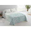 Colcha Bouti Estampada + Cojines Reversible Dots Cama 90cm 180x260cm