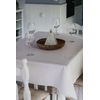 Mantel Resinado Antimanchas Sostenible Olas Blanco 140x140cm Lappet Covers