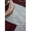 Mantel Resinado Antimanchas Sostenible Alabama Aqua 100x140cm Lappet Covers