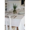 Mantel Resinado Antimanchas Sostenible Niza Blanco 140x180cm Lappet Covers