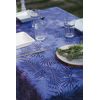 Mantel Resinado Antimanchas Sostenible Barbados Azul 140x140cm Lappet Covers