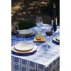 Mantel Resinado Antimanchas Sostenible Hydra Azul 140x260cm Lappet Covers