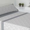 Juego De Sábanas Cuatro Piezas Donegal Cachemire Cama 150 Cm + 2 Fundas De Almohada Gris