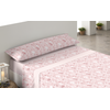 Juego De Sábanas Tres Piezas Donegal Mixtu Cama 90 Cm Rosa