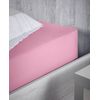 Sábana Bajera Ajustable De Algodón Percal Donegal Cama 90 Cm Rosa