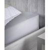 Sábana Bajera Ajustable De Algodón Percal Donegal Cama 105 Cm Gris