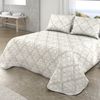 Colcha Bouti Estampada + Cojines Rel Cama De 90cm 180x260cm