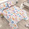 Colcha Bouti Infantil Estampada + Cojín Zoo Cama De 90cm 180x260cm