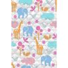 Colcha Bouti Infantil Estampada + Cojín Zoo Cama De 90cm 180x260cm