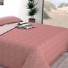 Colcha Bouti Bicolor Reversible Coral Donegal Cama De 135cm