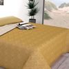 Colcha Bouti Bicolor Reversible Miel / Crudo Donegal Cama De 135cm