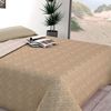 Colcha Bouti Bicolor Reversible Beige Donegal Cama De 90cm