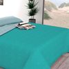 Colcha Bouti Bicolor Reversible Aguamarina Donegal Cama De 105cm