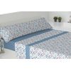 Juego De Sábanas Tres Piezas Usuhaia Cama 90cm Azul