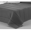 Edredón Nórdico 300gr Bicolor Reversible Cama 80cm Gris Claro / Gris Oscuro