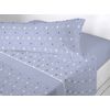 Juego De Sábanas Tres Piezas Coralina Gomy Cama 90 Cm Azul