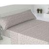 Juego De Sabanas 3 Piezas Franela Invierno Monza Cama De 135 Cm Beige