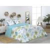 Colcha Bouti Estampada + Fundas Cojines Lindoso Cama De 135cm 235x260cm