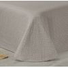 Colcha Bouti Lisa + Fundas Cojines Acolchada Cama 135 Beige 235x260cm