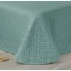 Colcha Bouti Lisa + Fundas Cojines Acolchada Cama 150 Aqua 250x260cm