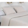 Colcha Bouti Lisa + Fundas Cojines Belmonte Crudo Cama De 150cm 250x260cm