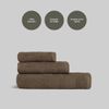 Pack 3 Toallas Beige (30x50cm, 50x100cm Y 70x140cm) Donegal Collections