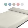 Juego De Sábanas Tres Piezas Liso Beige Cama De 105cm Donegal Collections