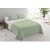 Colcha Bouti Estampada + Fundas Cojines Alte Verde Cama De 135cm 235x260cm Donegal Collections