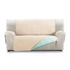 Funda Cubre Sofá Reversible 2 Plazas Mont Aguamarina-beige S&t Sofa Covers