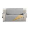 Funda Cubre Sofá Reversible 2 Plazas Mont Mostaza-perla S&t Sofa Covers