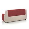 Funda Cubre Sofá Reversible 2 Plazas Mont Rojo-beige S&t Sofa Covers