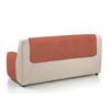 Funda Cubre Sofá Reversible 2 Plazas Mont Teja-coral S&t Sofa Covers