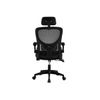 Silla De Oficina, Silla De Escritorio Ergonómica Con Reposabrazos Plegables, Altura Ajustable, Soporte Lumbar, Silla Giratoria Para Ordenador Con Cojín De Asiento Acolchado, Color Negro.