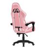 Silla Para Ordenador, Silla Ergonómica Para Juegos, Silla De Escritorio Para Oficina Con Altura Ajustable Y Ruedas, Sillas De Videojuegos Color Rosa/blanco.