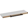 Estantería Flotante, Elegante Estante De Pared En Madera Mdf Color Blanco De 80x23 Cm Para Decoración Y Organización